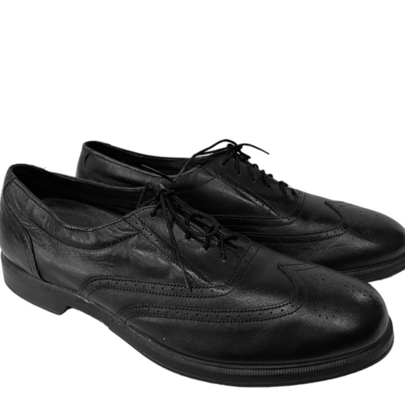 New Balance American Classics Made in USA Black Wing Tip Dress Shoes Size 15​ main image 4